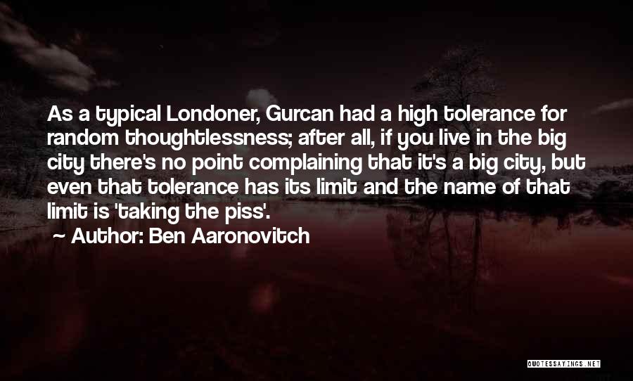 Lord Henry Aestheticism Quotes By Ben Aaronovitch