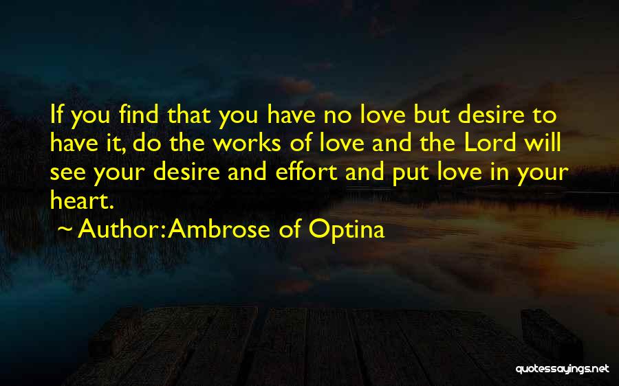 Lord If It's Your Will Quotes By Ambrose Of Optina