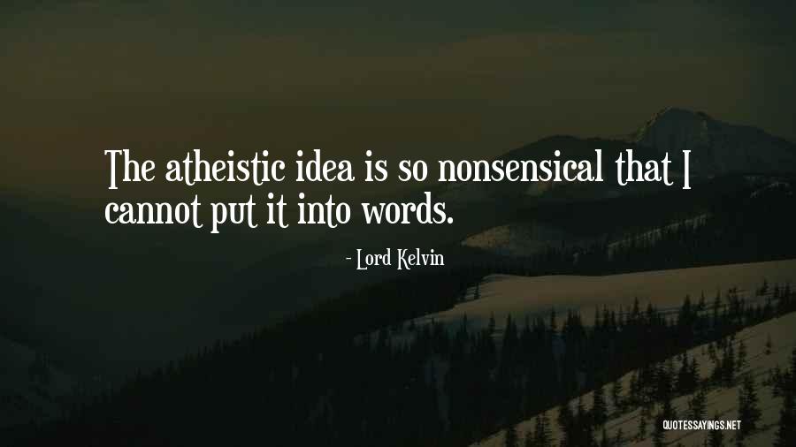 Lord Kelvin Quotes 198932