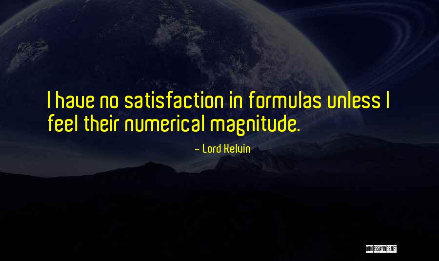 Lord Kelvin's Quotes By Lord Kelvin Lord Kelvin's Quotes By Lord Kelvin