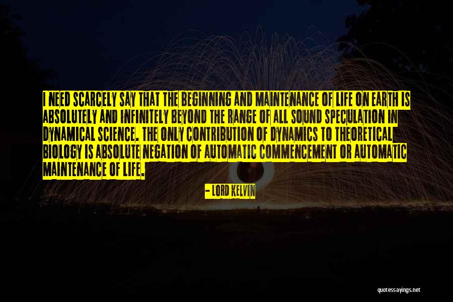 Lord Kelvin's Quotes By Lord Kelvin Lord Kelvin's Quotes By Lord Kelvin