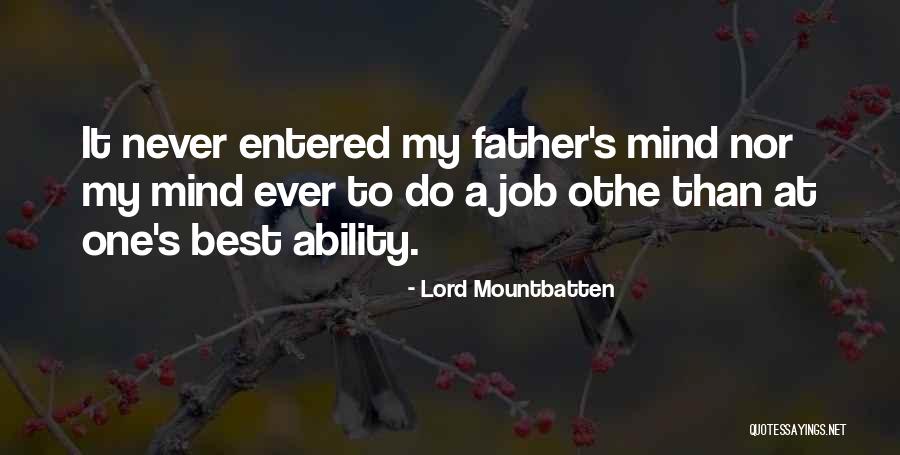 Lord Mountbatten Quotes 1979090