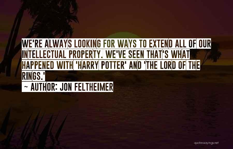 Lord Of The Rings Quotes By Jon Feltheimer