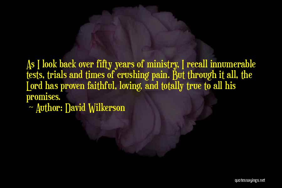 Lord Pain Quotes By David Wilkerson