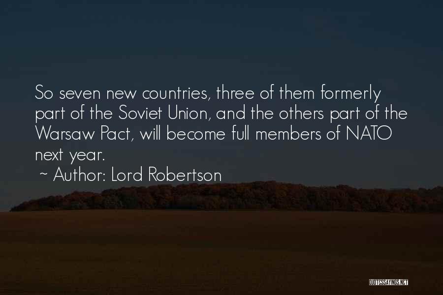 Lord Robertson Quotes 1432195