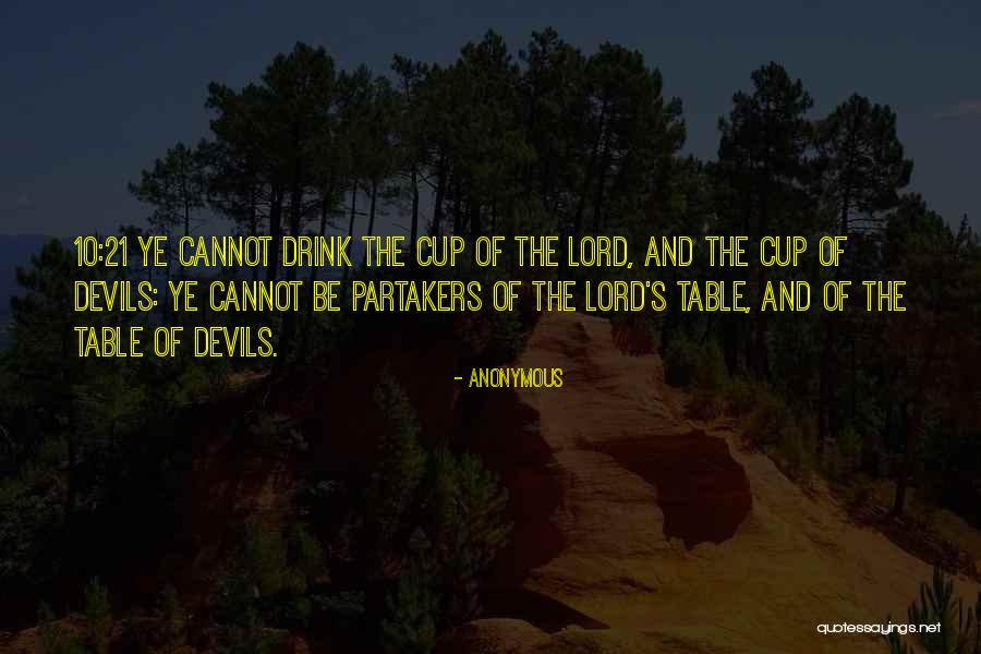 Lord S Table Quotes By Anonymous Lord S Table Quotes By Anonymous
