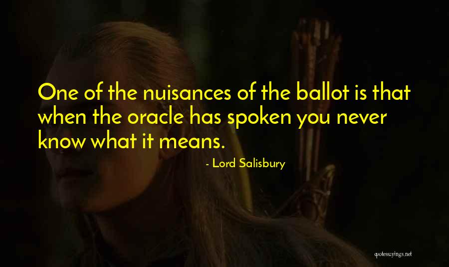 Lord Salisbury Quotes 783337