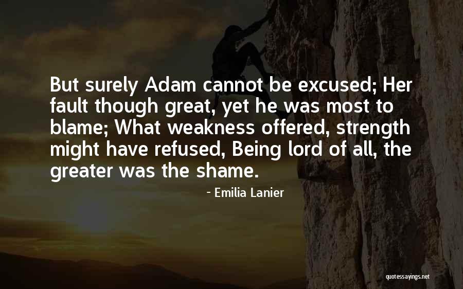 Lord Strength Quotes By Emilia Lanier Lord Strength Quotes By Emilia Lanier