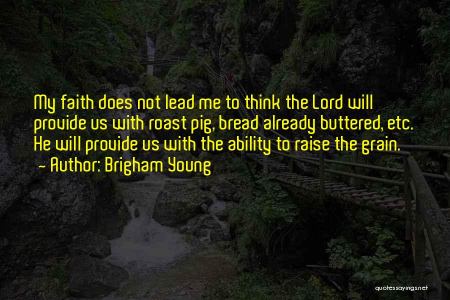 Lord Will Provide Quotes By Brigham Young