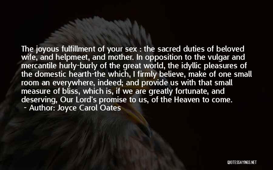 Lord Will Provide Quotes By Joyce Carol Oates