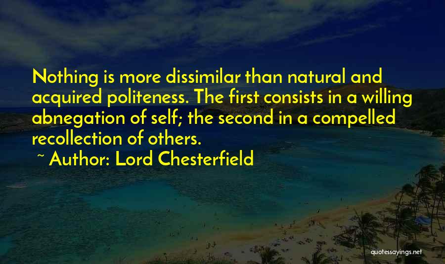 Lord Willing Quotes By Lord Chesterfield