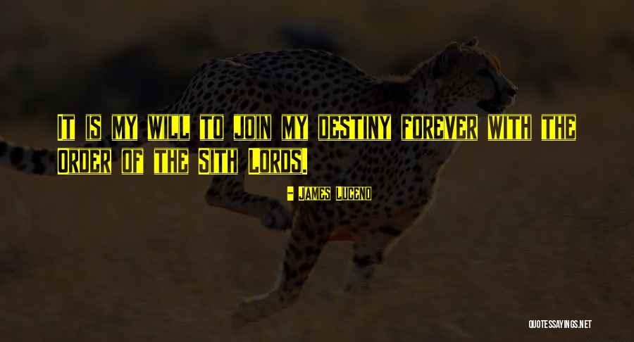 Lords Will Quotes By James Luceno Lords Will Quotes By James Luceno