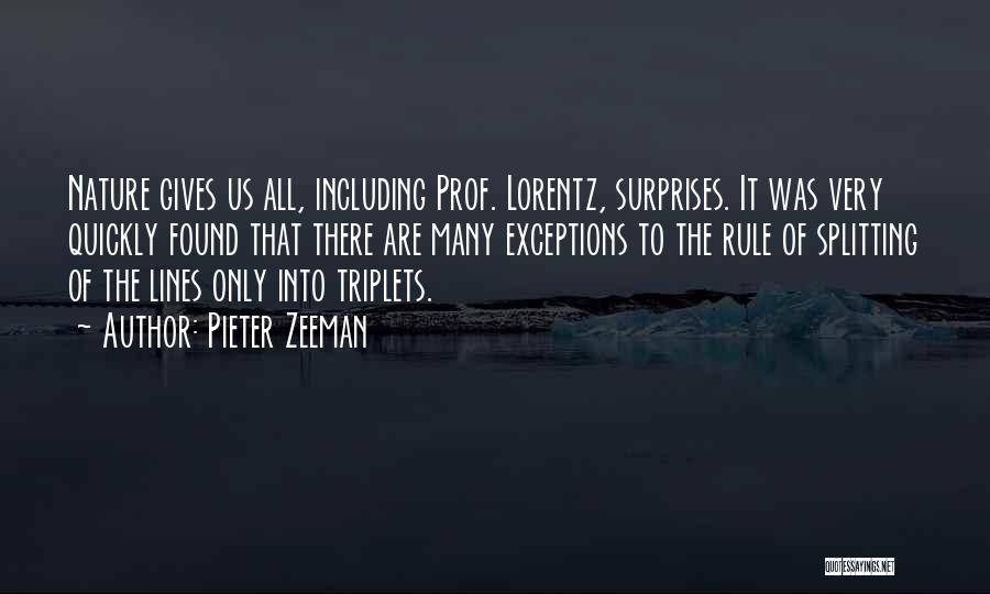 Lorentz Quotes By Pieter Zeeman