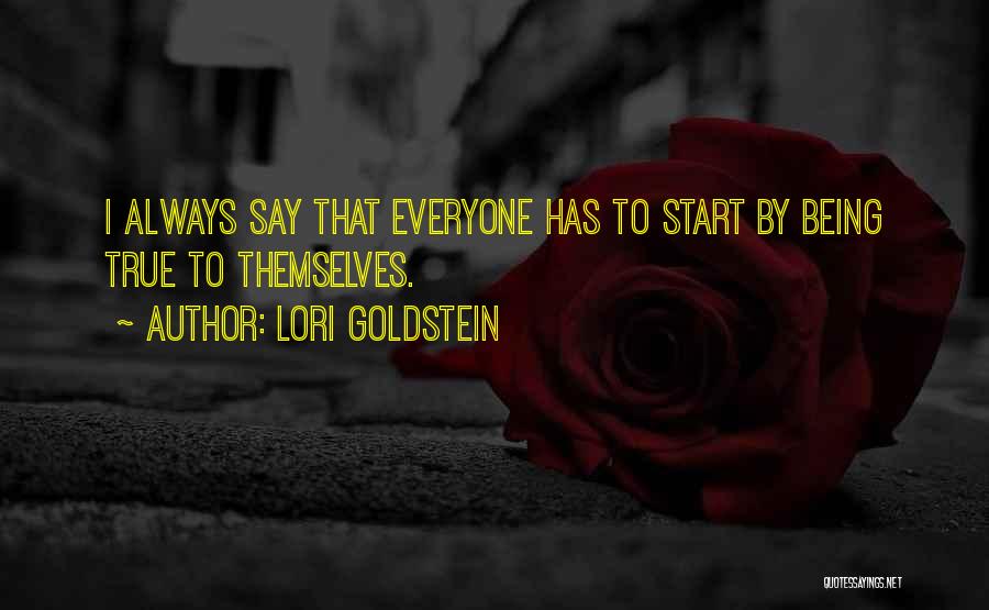 Lori Goldstein Quotes 1671604