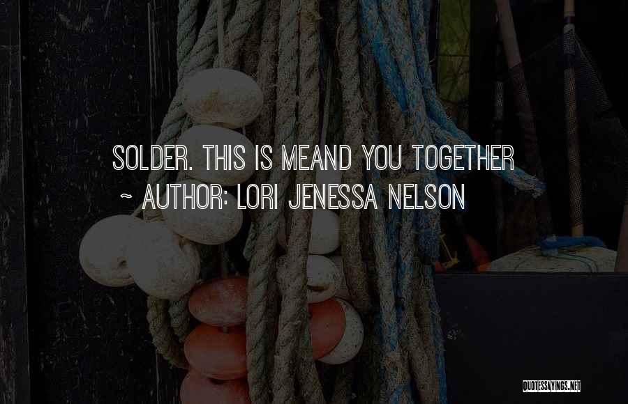 Lori Jenessa Nelson Quotes 1905600