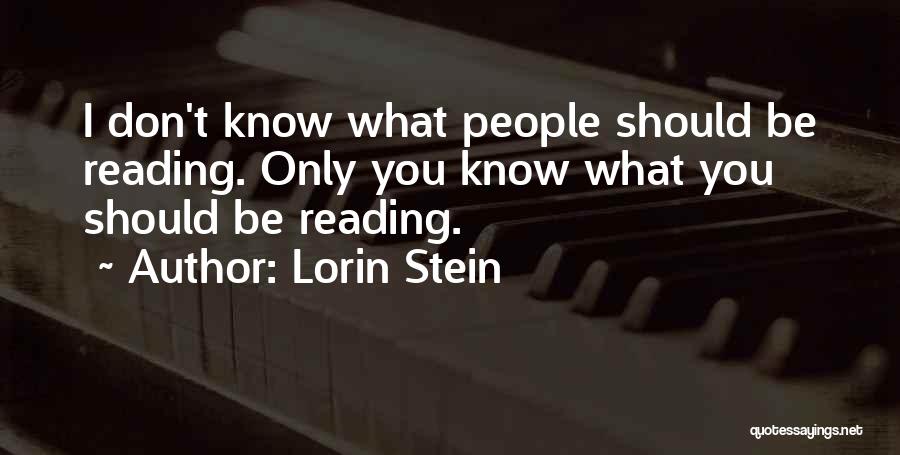 Lorin Stein Quotes 1704151