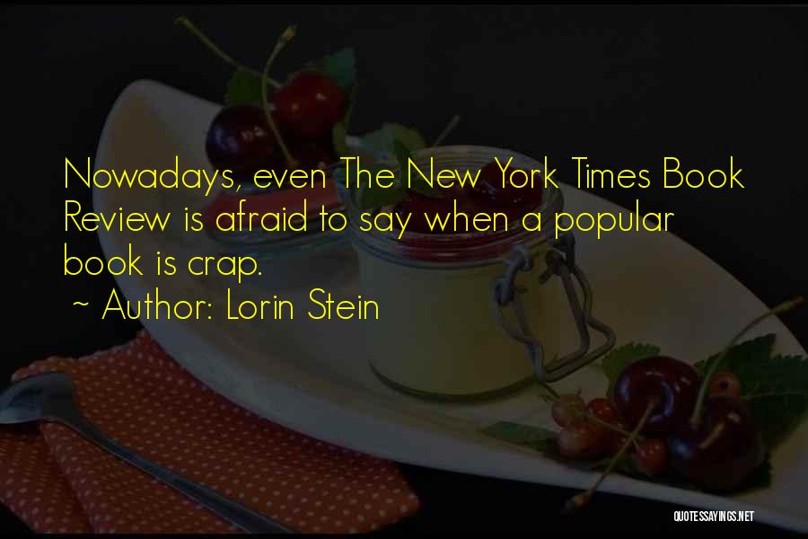 Lorin Stein Quotes 2123992
