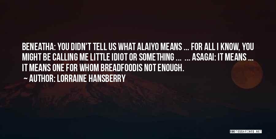 Lorraine Hansberry Quotes 1886046