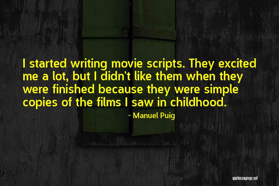 Lortie And Sons Quotes By Manuel Puig Lortie And Sons Quotes By Manuel Puig
