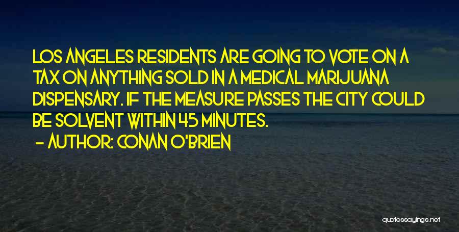 Los Angeles City Quotes By Conan O'Brien