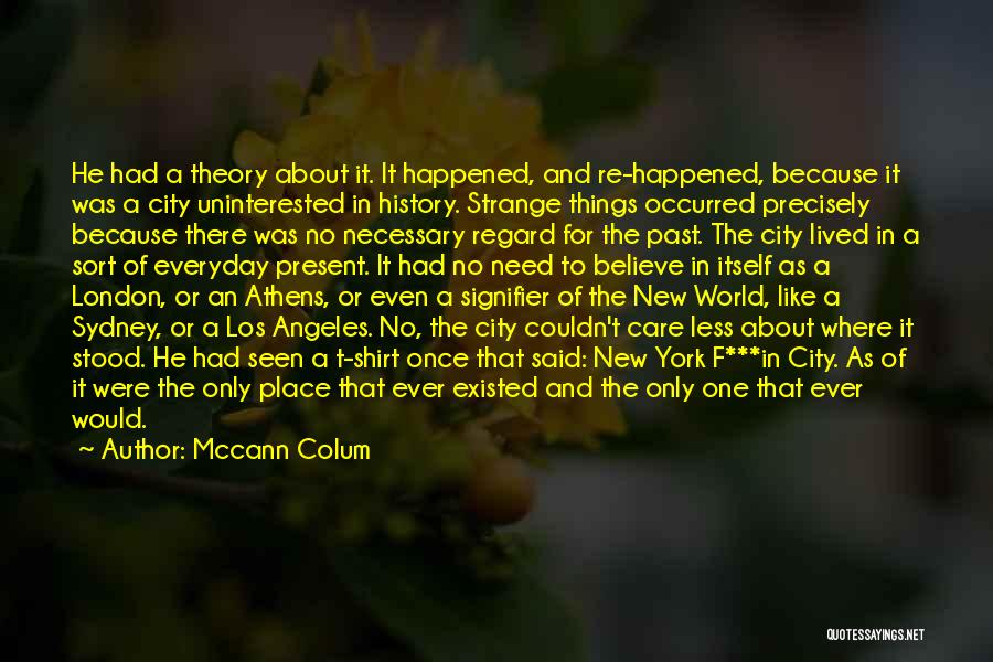 Los Angeles City Quotes By Mccann Colum