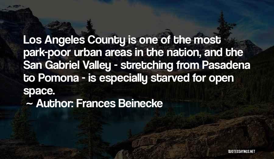 Los Angeles Quotes By Frances Beinecke