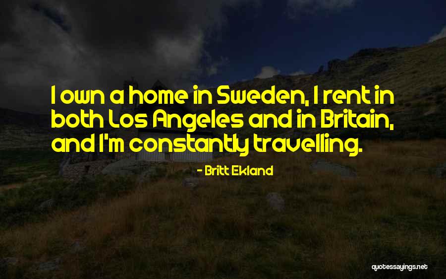 Los Quotes By Britt Ekland