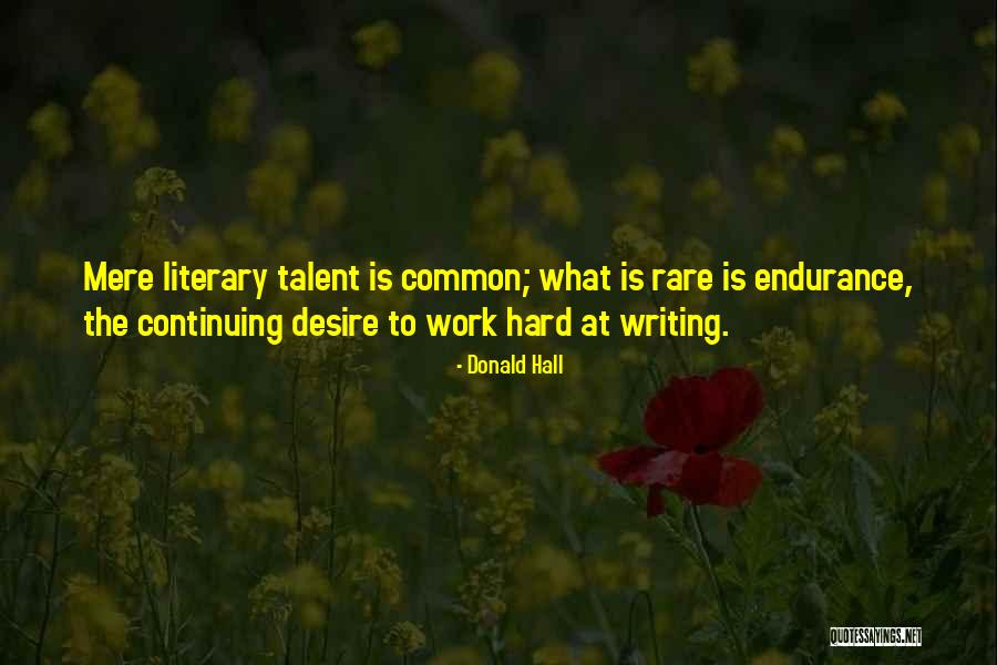 Loschan Quotes By Donald Hall Loschan Quotes By Donald Hall