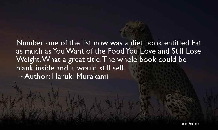 Lose Weight Quotes By Haruki Murakami