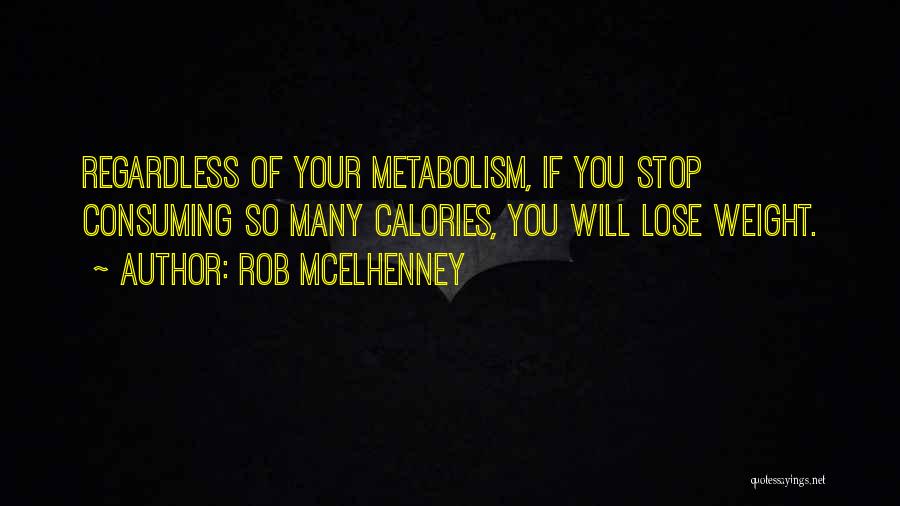 Lose Weight Quotes By Rob McElhenney