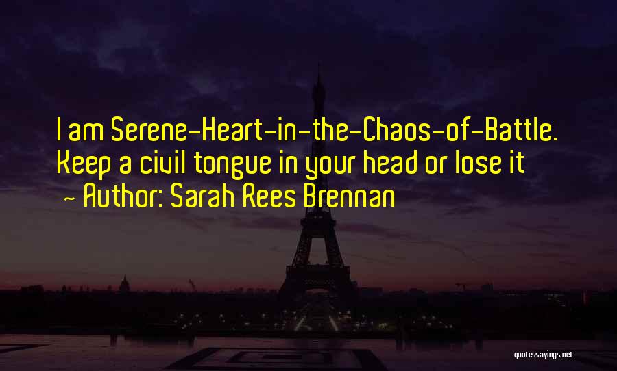 Lose Your Head Quotes By Sarah Rees Brennan