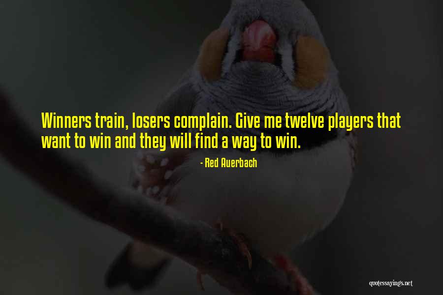 Losers Winning Quotes By Red Auerbach Losers Winning Quotes By Red Auerbach