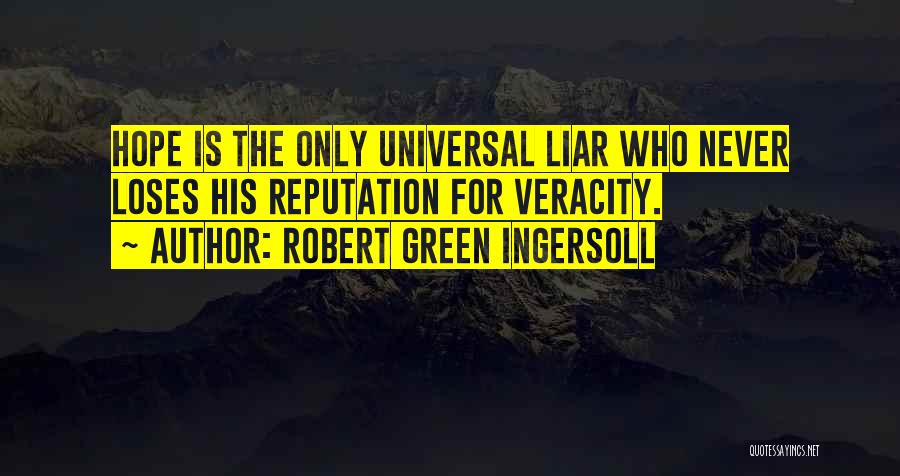 Loses Hope Quotes By Robert Green Ingersoll