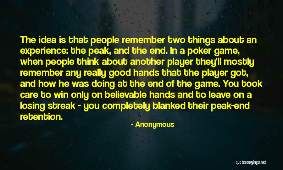 Losing A Game Quotes By Anonymous