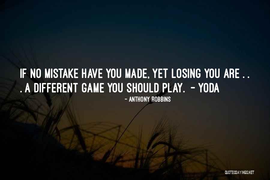 Losing A Game Quotes By Anthony Robbins