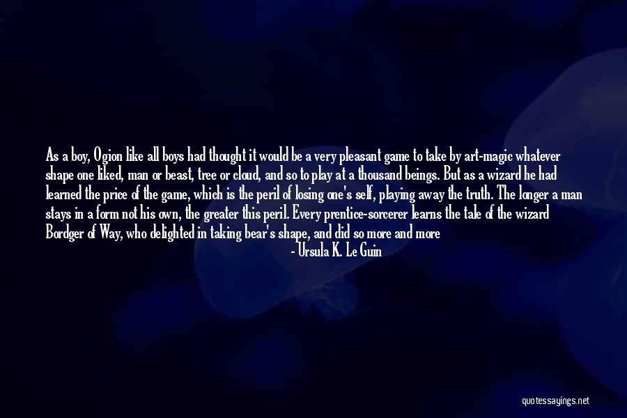 Losing A Game Quotes By Ursula K. Le Guin