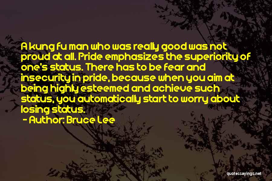 Losing A Good Man Quotes By Bruce Lee