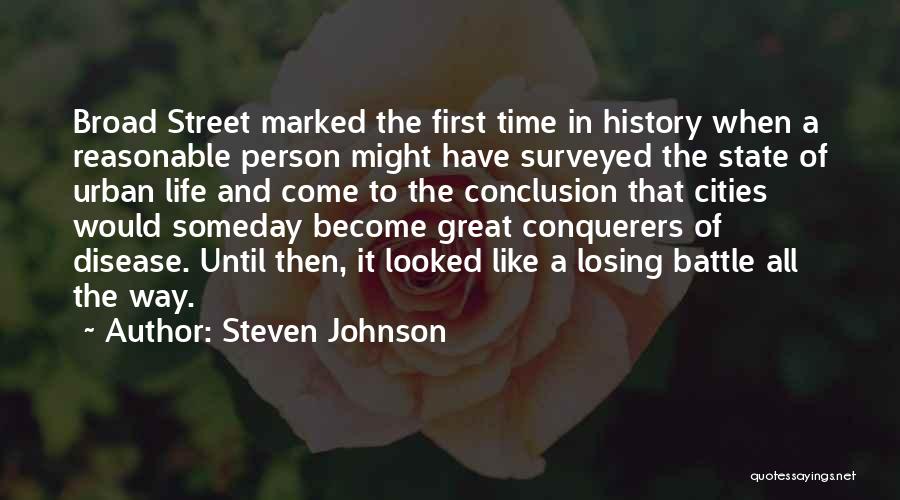Losing Battle Quotes By Steven Johnson