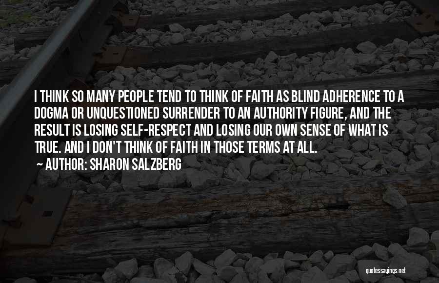 Losing Faith Quotes By Sharon Salzberg