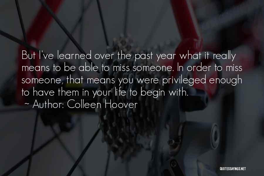 Losing Hope In Life Quotes By Colleen Hoover