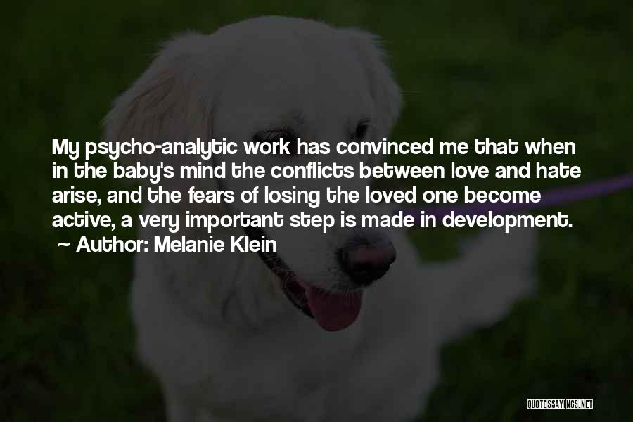 Losing Important Things Quotes By Melanie Klein