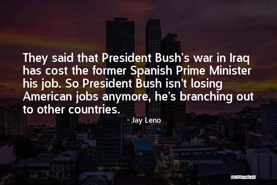 Losing Iraq Quotes By Jay Leno