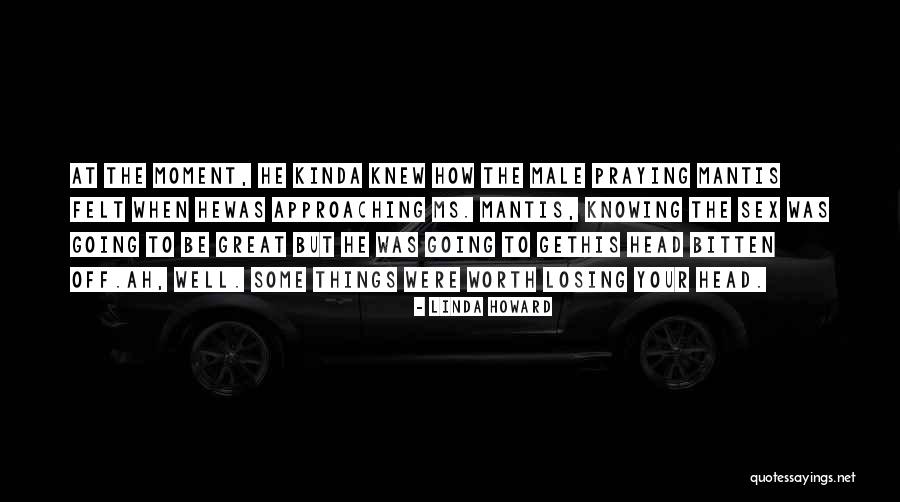 Losing One's Head Quotes By Linda Howard Losing One's Head Quotes By Linda Howard