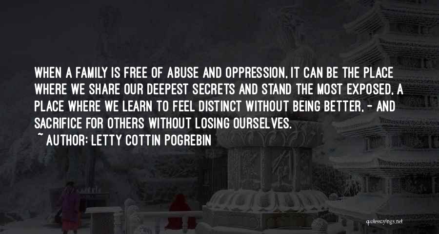 Losing Ourselves Quotes By Letty Cottin Pogrebin