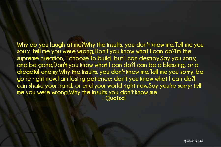 Losing Patience Quotes By Quetzal Losing Patience Quotes By Quetzal