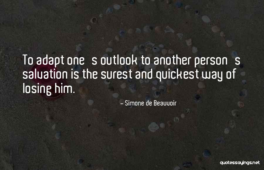 Losing Salvation Quotes By Simone De Beauvoir Losing Salvation Quotes By Simone De Beauvoir
