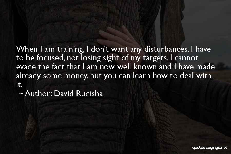 Losing Sight Of Yourself Quotes By David Rudisha