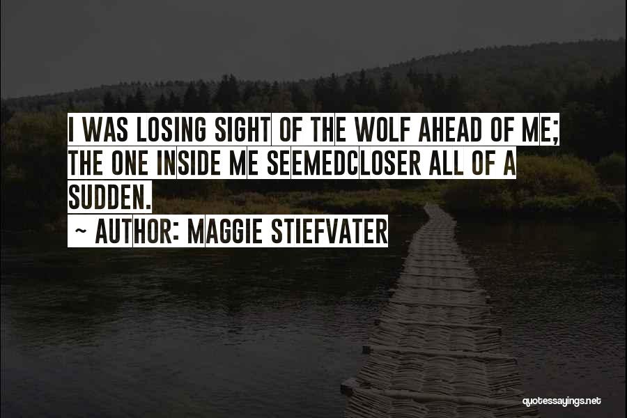 Losing Sight Of Yourself Quotes By Maggie Stiefvater