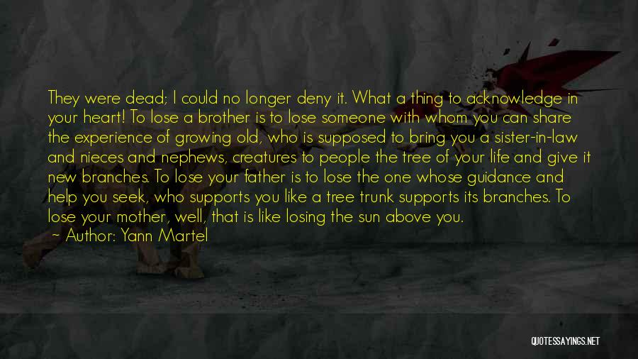 Losing Sister Quotes By Yann Martel Losing Sister Quotes By Yann Martel