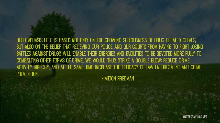 Losing Someone To Drugs Quotes By Milton Friedman